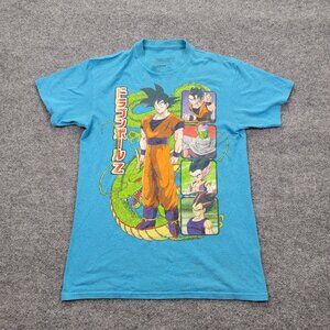 Dragonball Z Tshirt Mens Small Blue‎ Short Sleeve Ripple Junction Goku Gohan